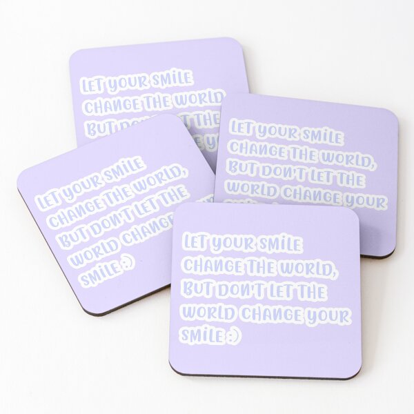 Item preview, lavender smile quote designed and sold by vibesdesings.