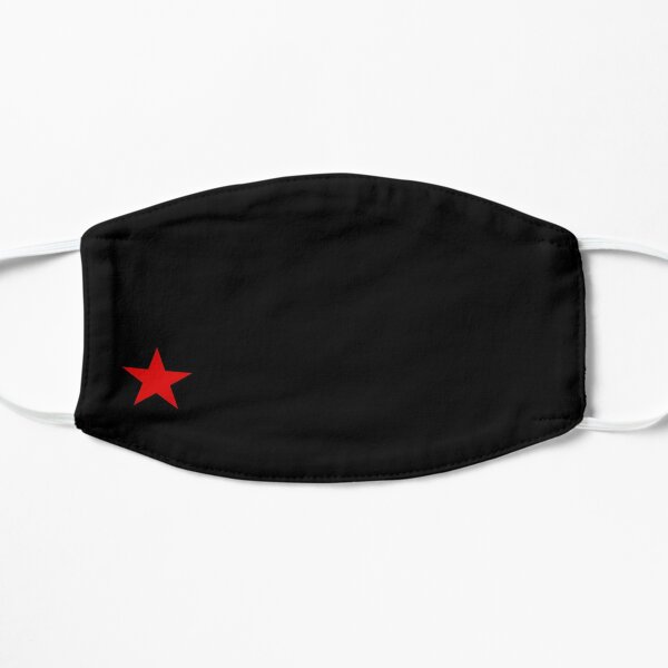 Red Star Flat Mask