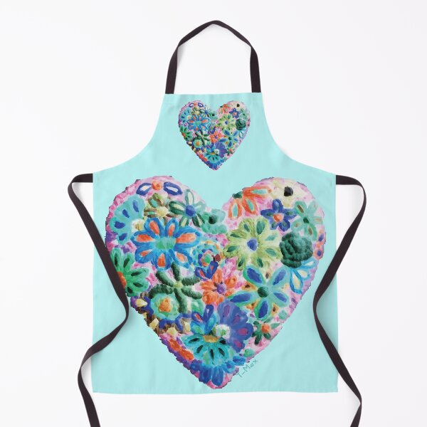 Item preview, Embroidered heart mexican flowers hand made boho chic string art designed and sold by T-Mex.