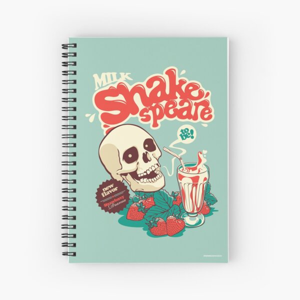 Milk Shakespeare Spiral Notebook