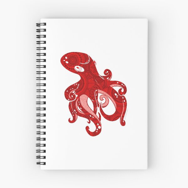 Item preview, Red octopus mandala designed and sold by Giulia  Palazzo.
