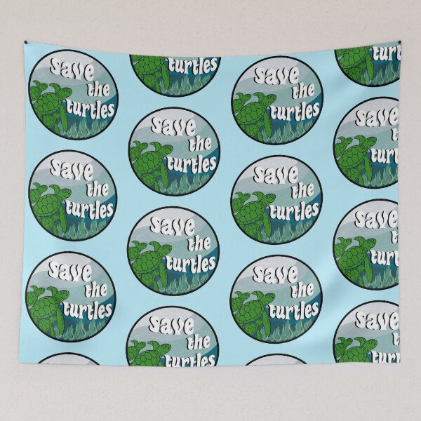 Item preview, Save the Turtles designed and sold by stickersbylaurt.