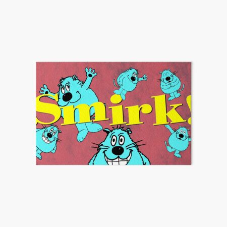 Smirk Art Board Print