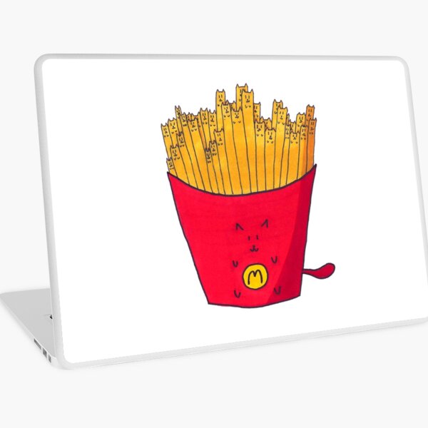 Cats Laptop Skins Redbubble - evil french fries of doom roblox