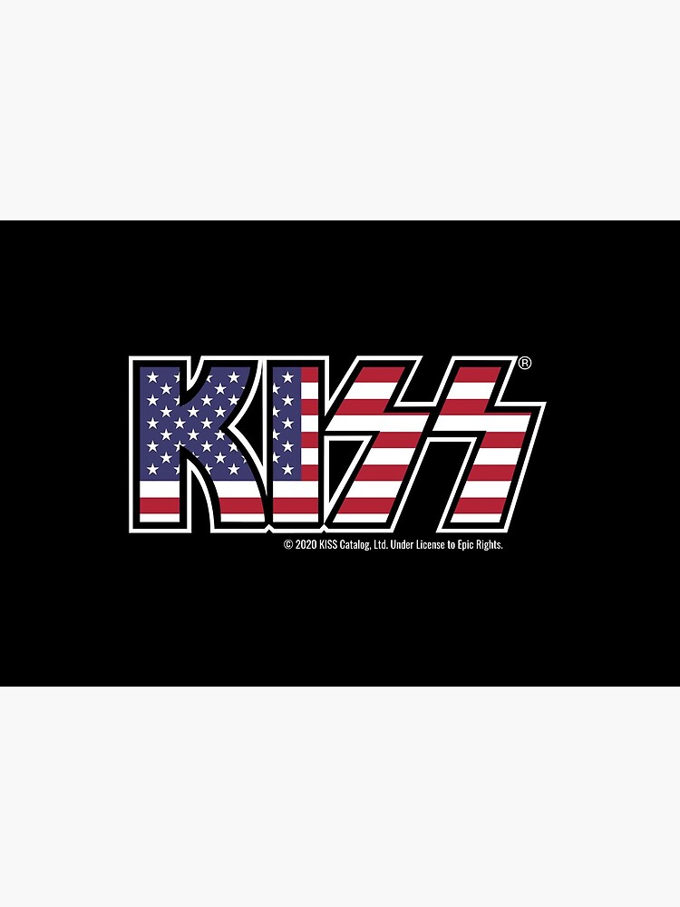 "KISS (USA Flag Logo)" Mask for Sale by Logic72 Redbubble