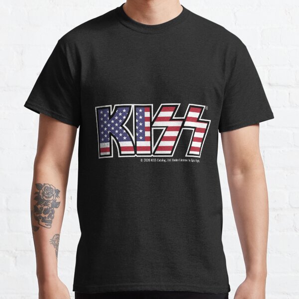 KISS (USA Flag Logo) Classic T-Shirt