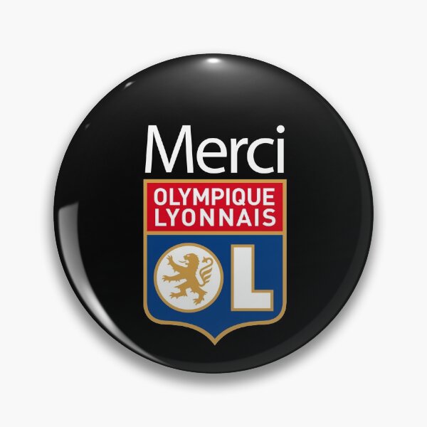Item preview, olympique Lyonnais Merci Badge designed and sold by Tafkaf.