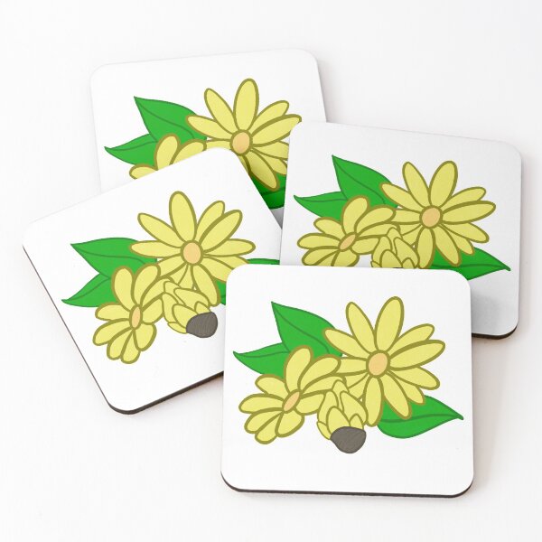 Item preview, Golden Flowers designed and sold by DrawingBasic.