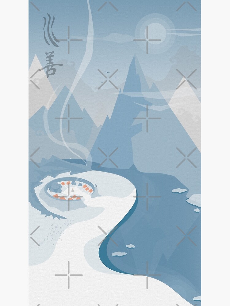 Avatar The Last Airbender Water Tribe Poster For Sale By Ikenchyarts Redbubble 9397
