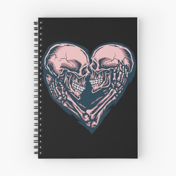 Item preview, Skull Couple Heart designed and sold by urbanstore69.