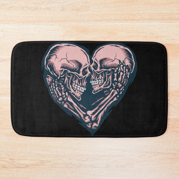 Item preview, Skull Couple Heart designed and sold by urbanstore69.