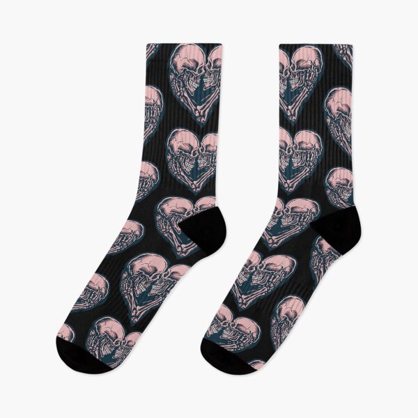 Item preview, Skull Couple Heart designed and sold by urbanstore69.