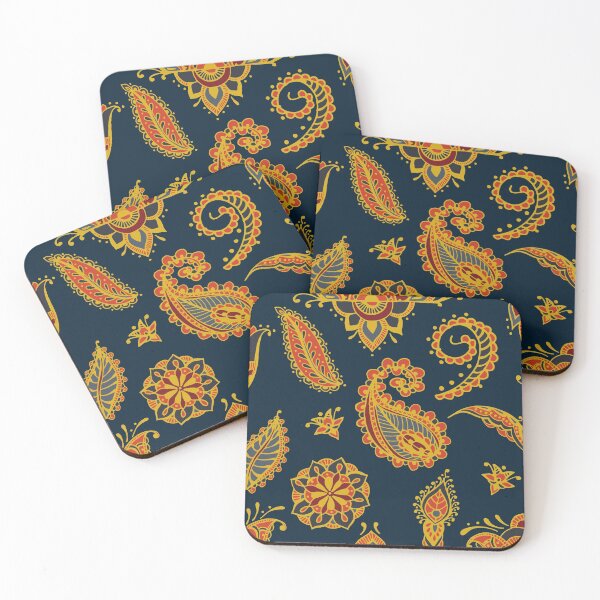 Item preview, Hand Drawn Paisley Pattern Mask designed and sold by Marstore.