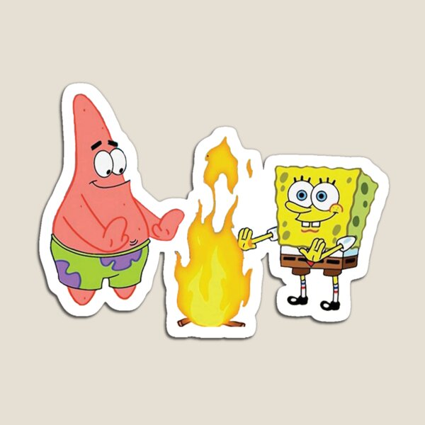 Spongebob Songs Magnets Redbubble - spongebob campfire song roblox id roblox free play no app