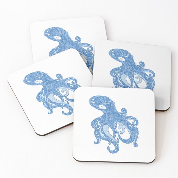 Item preview, Blue mandala octopus  designed and sold by Giulia  Palazzo.