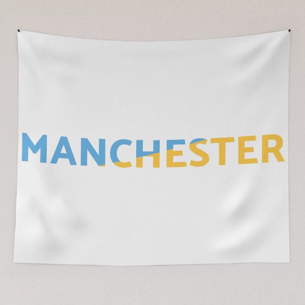 Item preview, Manchester - Blue/Yellow designed and sold by samvschantz.