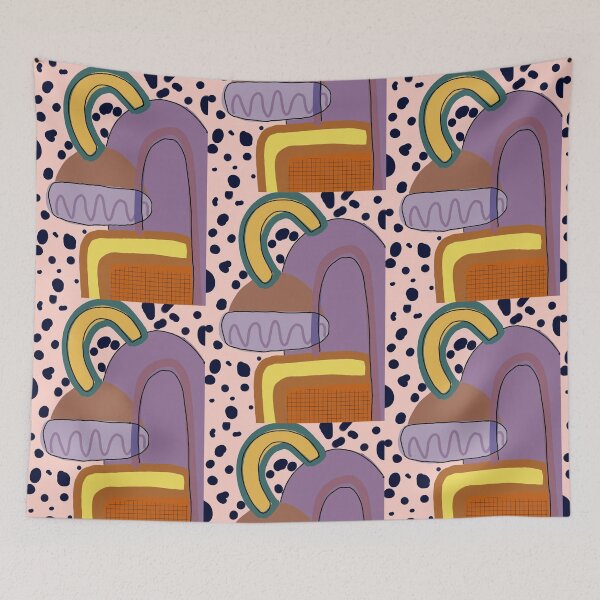 Item preview, retro abstract designed and sold by thebravebee.
