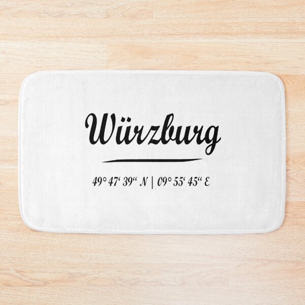 Item preview, Würzburg with coordinates designed and sold by GeogDesigns.