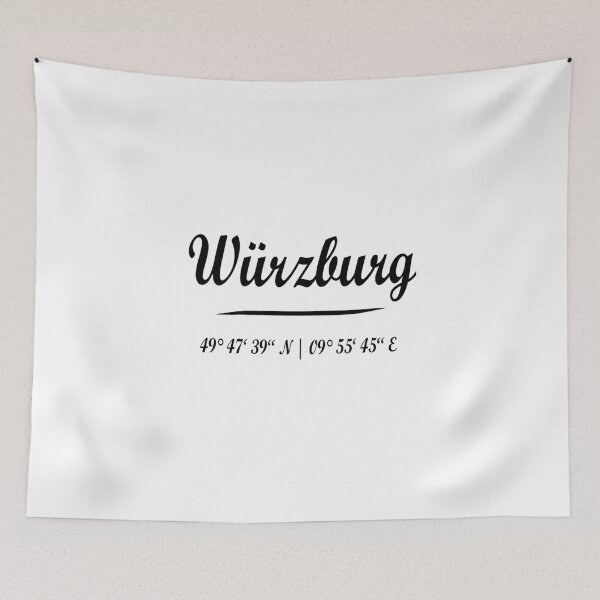 Item preview, Würzburg with coordinates designed and sold by GeogDesigns.
