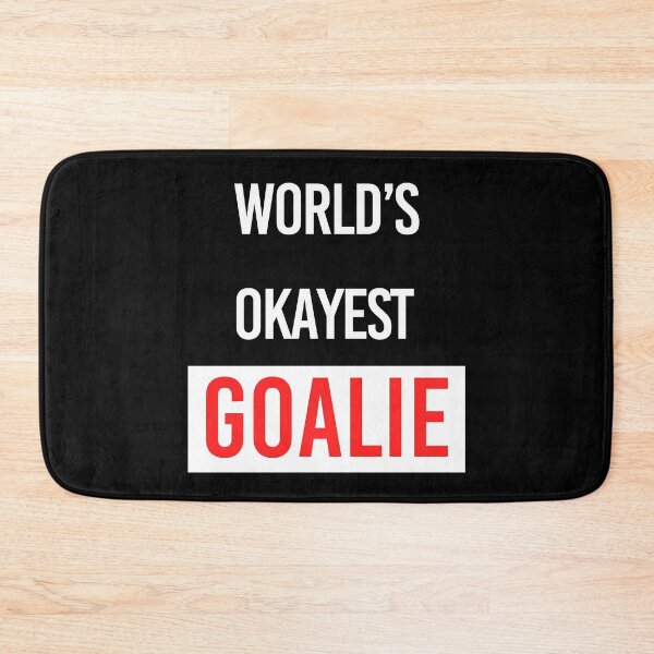 Item preview, World's Okayest Goalie designed and sold by DinoSpirit.