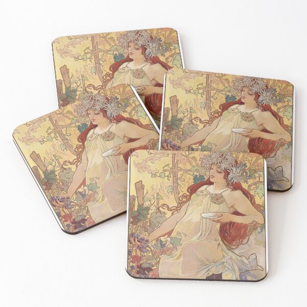 Item preview, HD alphonse mucha. autumn. from the series the seasons. HIGH DEFINITION designed and sold by Katie Payne.