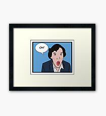 Sherlock Pop Art Framed Print