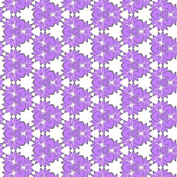 Artwork thumbnail, Purple Lotus Kaleidoscope by RosieRiggs