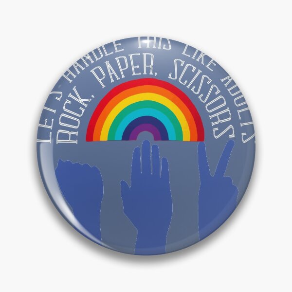 Item preview, Let's Handle This Like Adults - Rock, Paper, Scissors designed and sold by WaltTheAdobeGuy.
