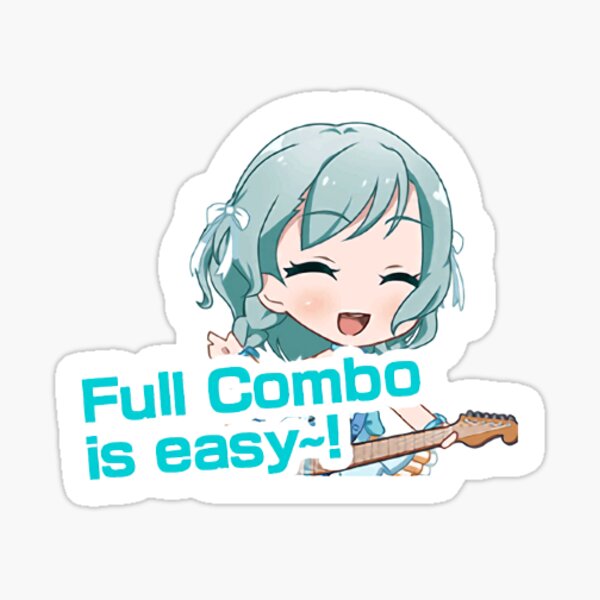 Item preview, Hina Hikawa Sticker - Full Combo is easy~! designed and sold by misakiokusawa.