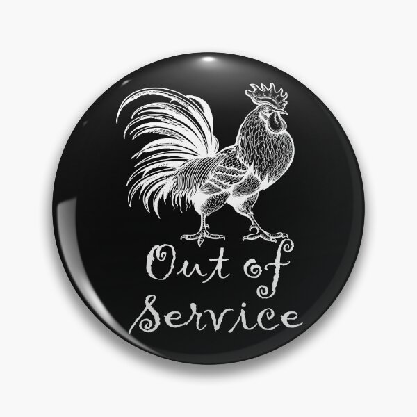 Item preview, Out of service Cockerel dark colour  designed and sold by Louise Bastard.