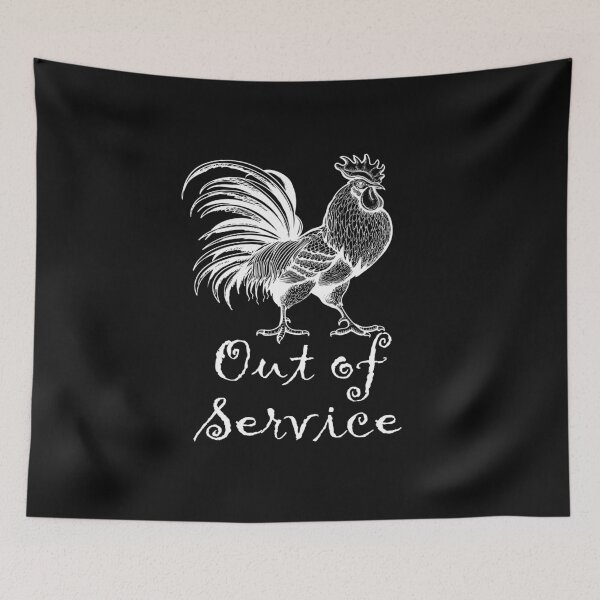 Item preview, Out of service Cockerel dark colour  designed and sold by Louise Bastard.