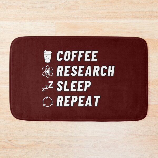 Item preview, Coffee research sleep repeat designed and sold by StarlightTales.