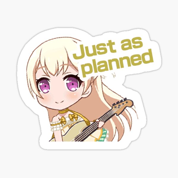 Chisato Shirasagi Sticker Just As Planned Sticker For Sale By Misakiokusawa Redbubble 4867