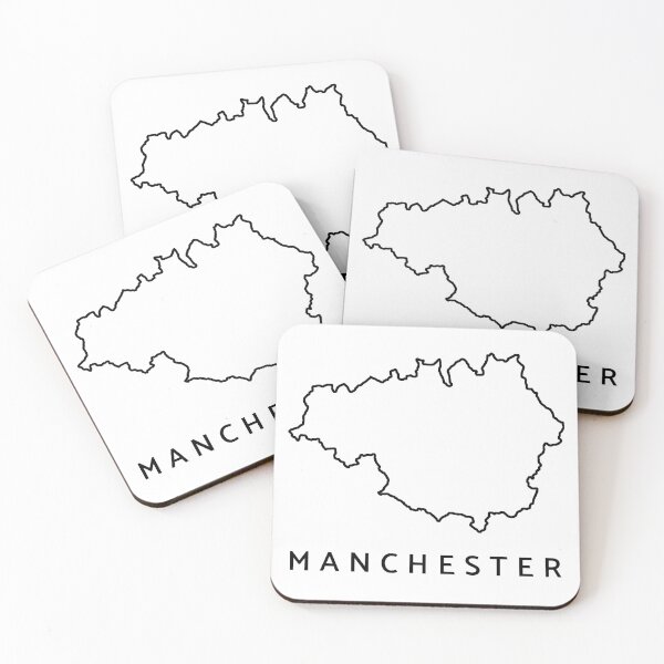 Item preview, Manchester Map Outline designed and sold by samvschantz.