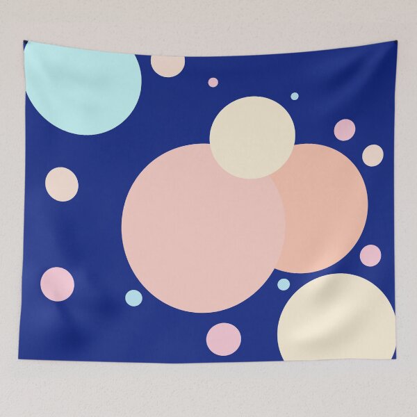Item preview, Multicolour Multi-circle in Blue designed and sold by Moyanana.