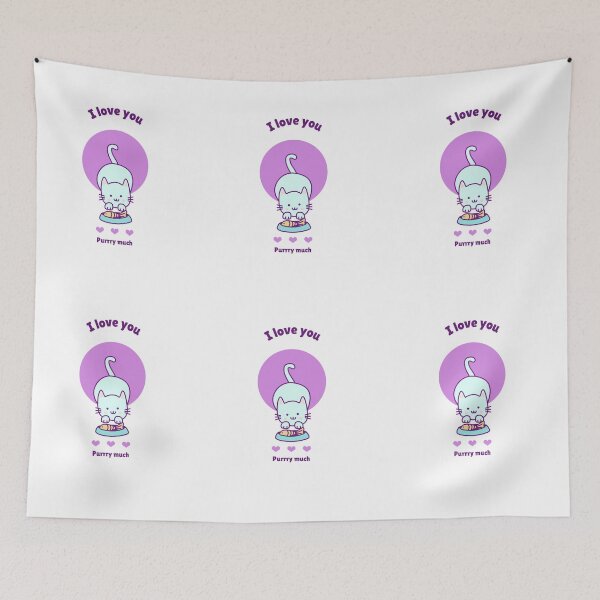 Item preview, i love you, i love you purrry much designed and sold by joshua pierre.
