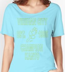 Viridian City Champion: Pokemon Kanto Women's Relaxed Fit T-Shirt
