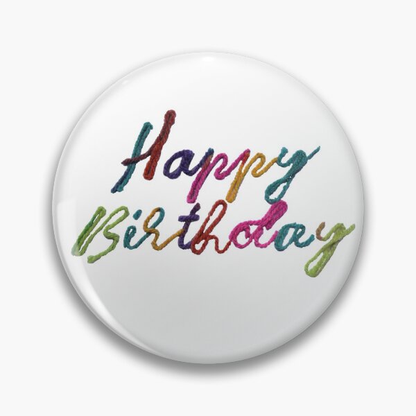 Item preview, Happy Birthday written in Wool designed and sold by Funful.