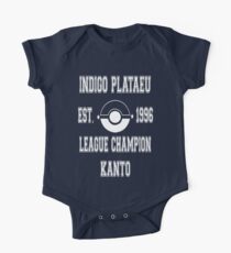 Indigo Plateau League Champion: Pokemon Kanto One Piece - Short Sleeve