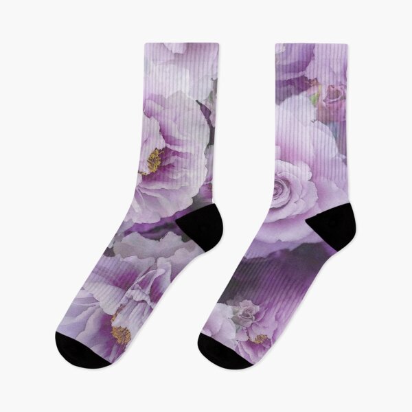 Item preview, Big Soft Lavender And Purple Roses In Summertime Botanical Garden Flowers designed and sold by IZiets.