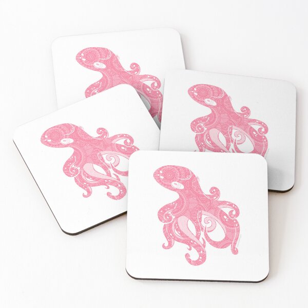 Item preview, Pulpo rosa patrón mandala designed and sold by Giulia Palazzo.