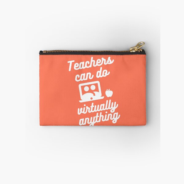 Item preview, Teachers can do virtually anything (Orange & White Text) designed and sold by RoserinArt.