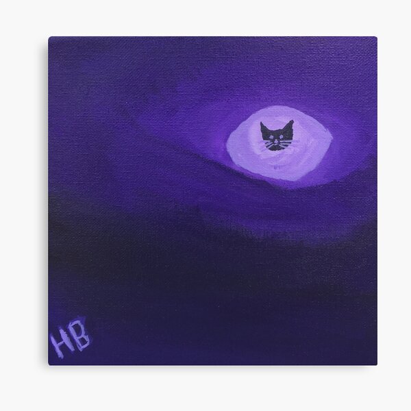 Purple Sky Cat Eye Canvas Print