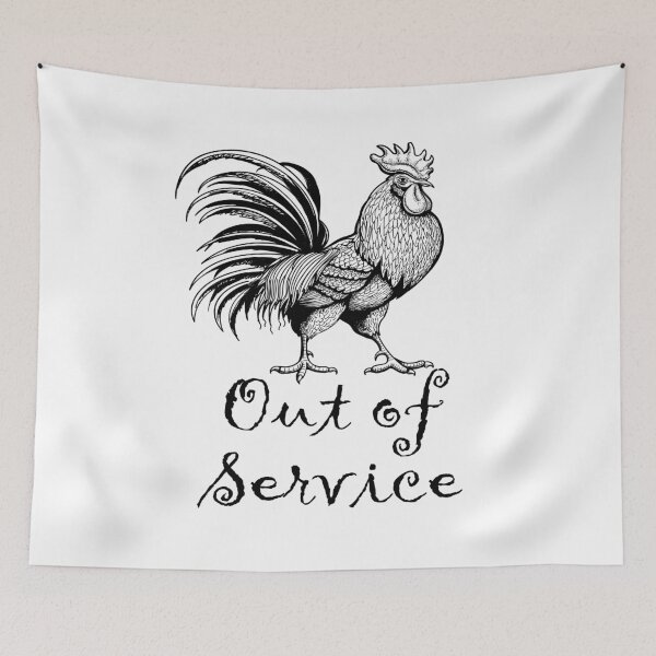 Item preview, Out of Service Rooster  designed and sold by Louise Bastard.
