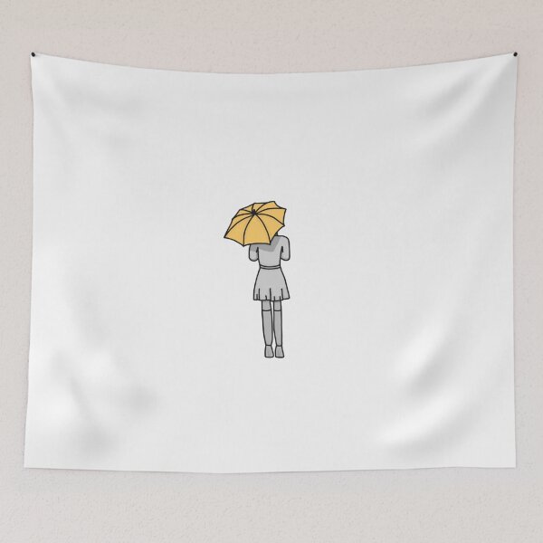 Item preview, Lady With A Yellow Umbrella designed and sold by Soph-design.