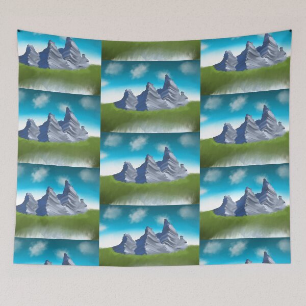 Item preview, Mountain Landscape | Painting designed and sold by mangaBear.