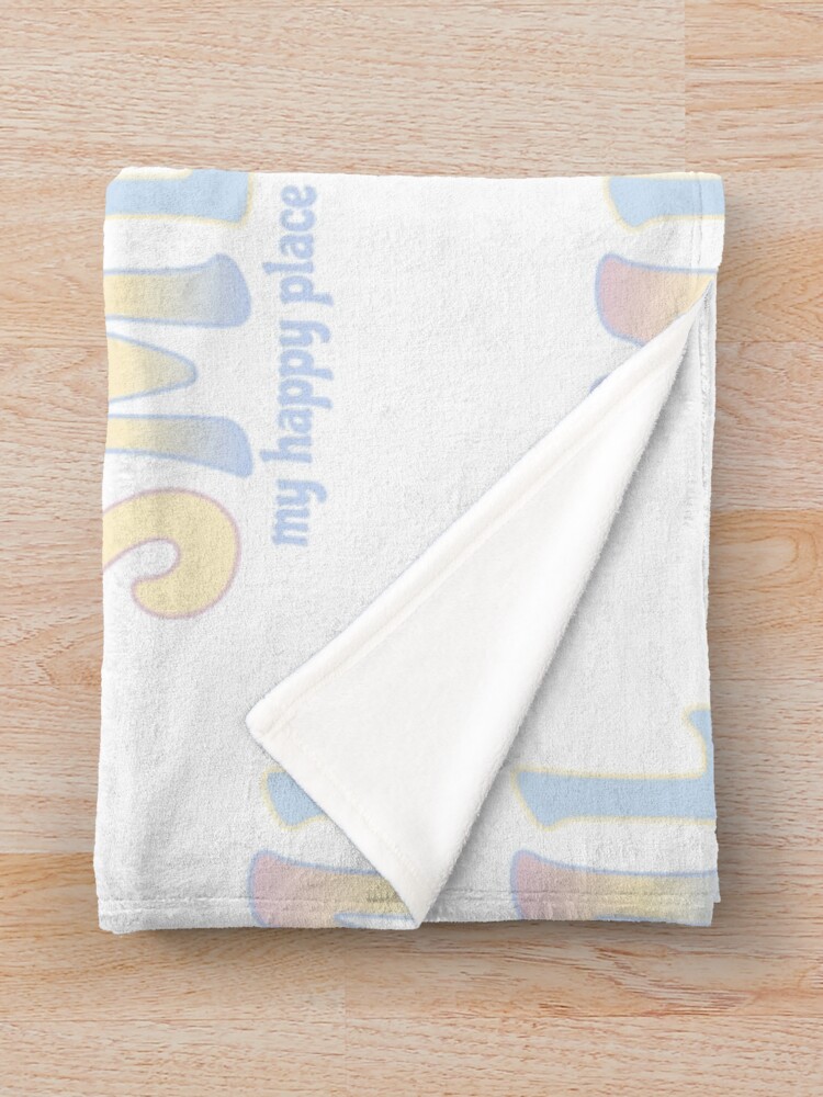 "Smith Mountain Lake (SML) "My Happy Place"" Throw Blanket for Sale by