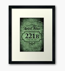 The name's Sherlock Holmes Framed Print