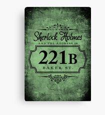 The name's Sherlock Holmes Canvas Print