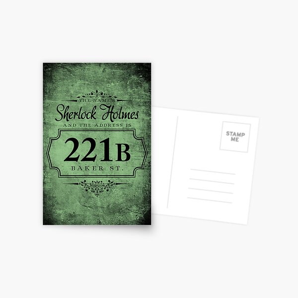 Le nom est Sherlock Holmes Carte postale